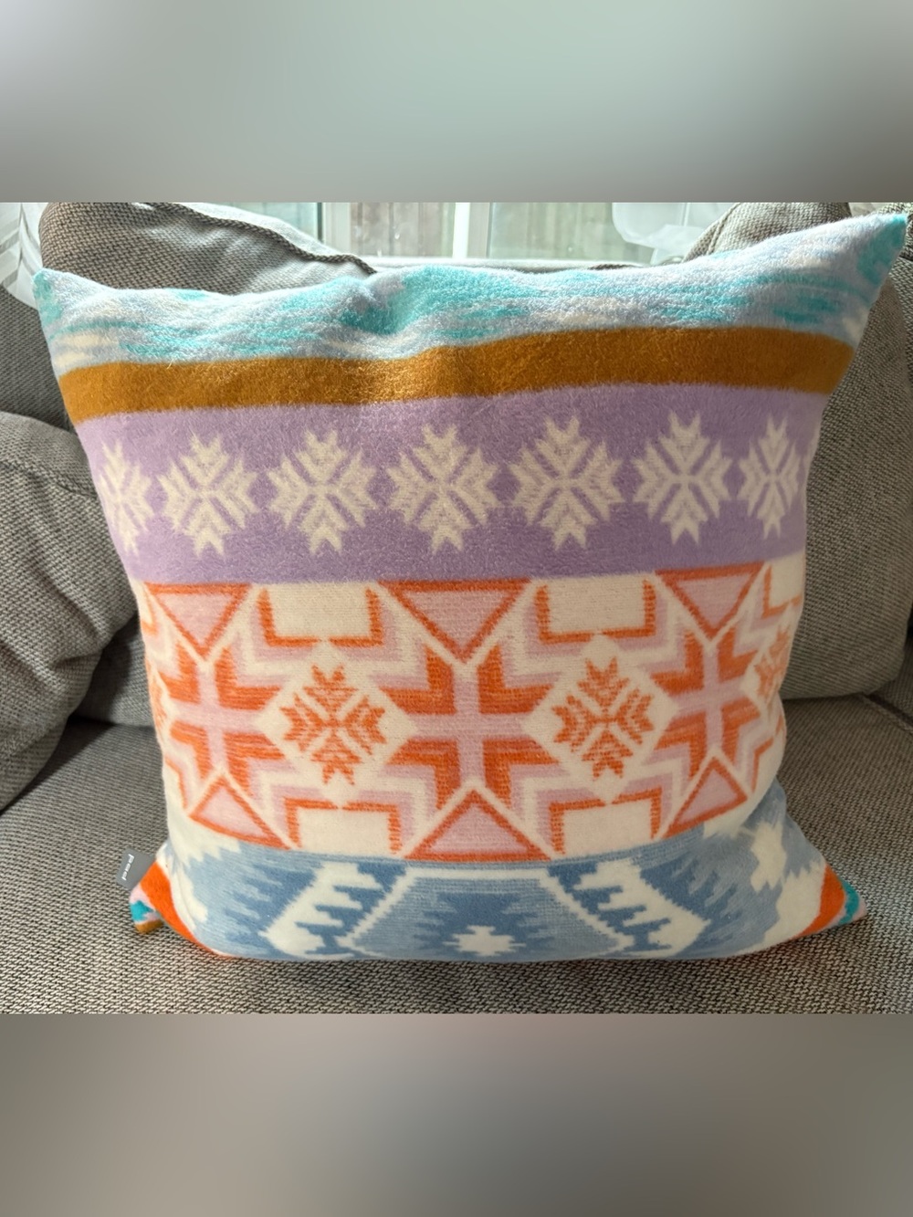 NWOT Pad Concept Throw Pillow in Summer Camp Design